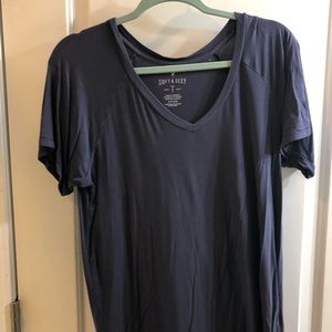 purple soft and sexy american eagle shirt